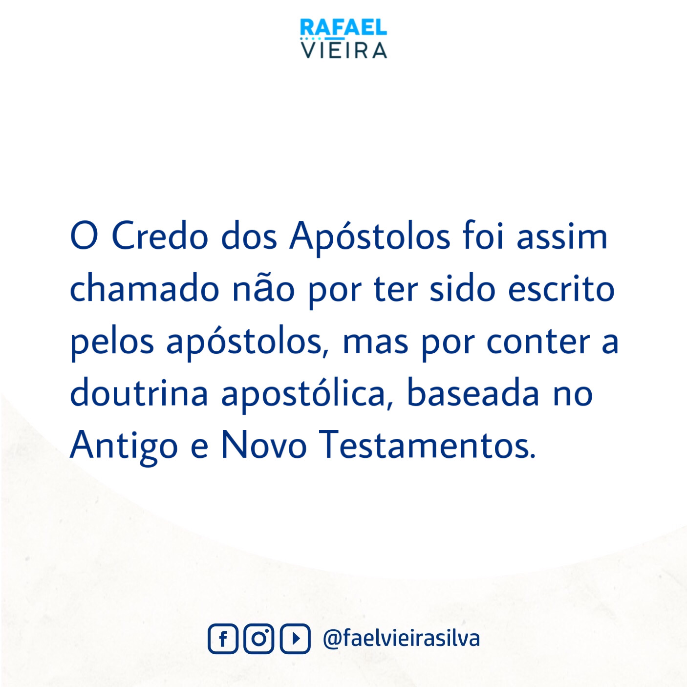 História do Cristianismo - Credo dos apóstolos.