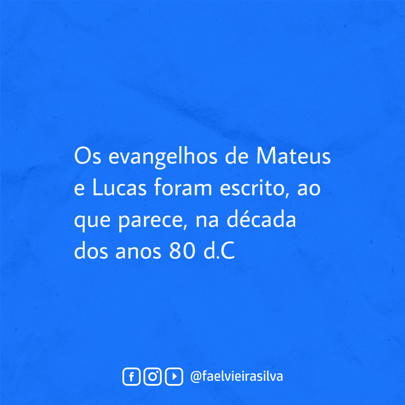 3 Fatos sobre o Evangelho - Lucas, Mateus e mais.