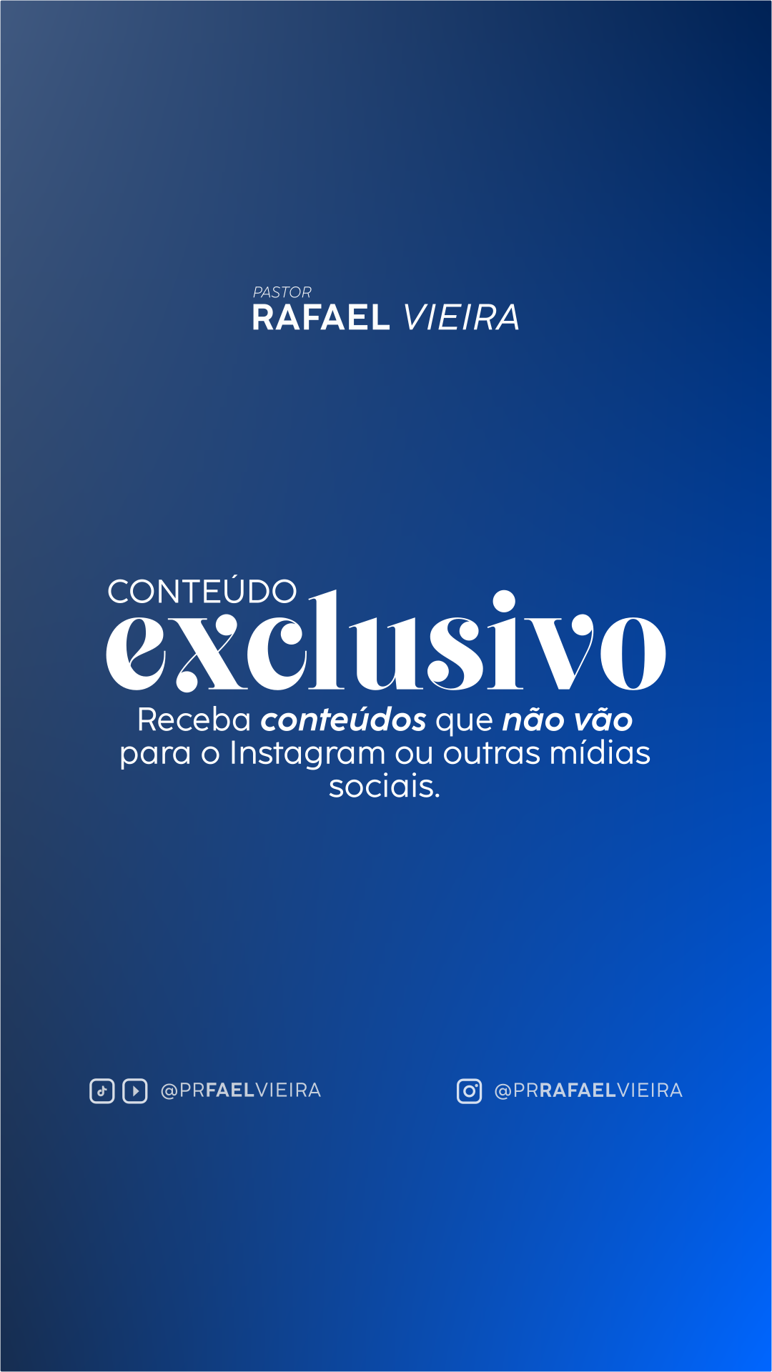 Conteúdo Exclusivo para assinantes